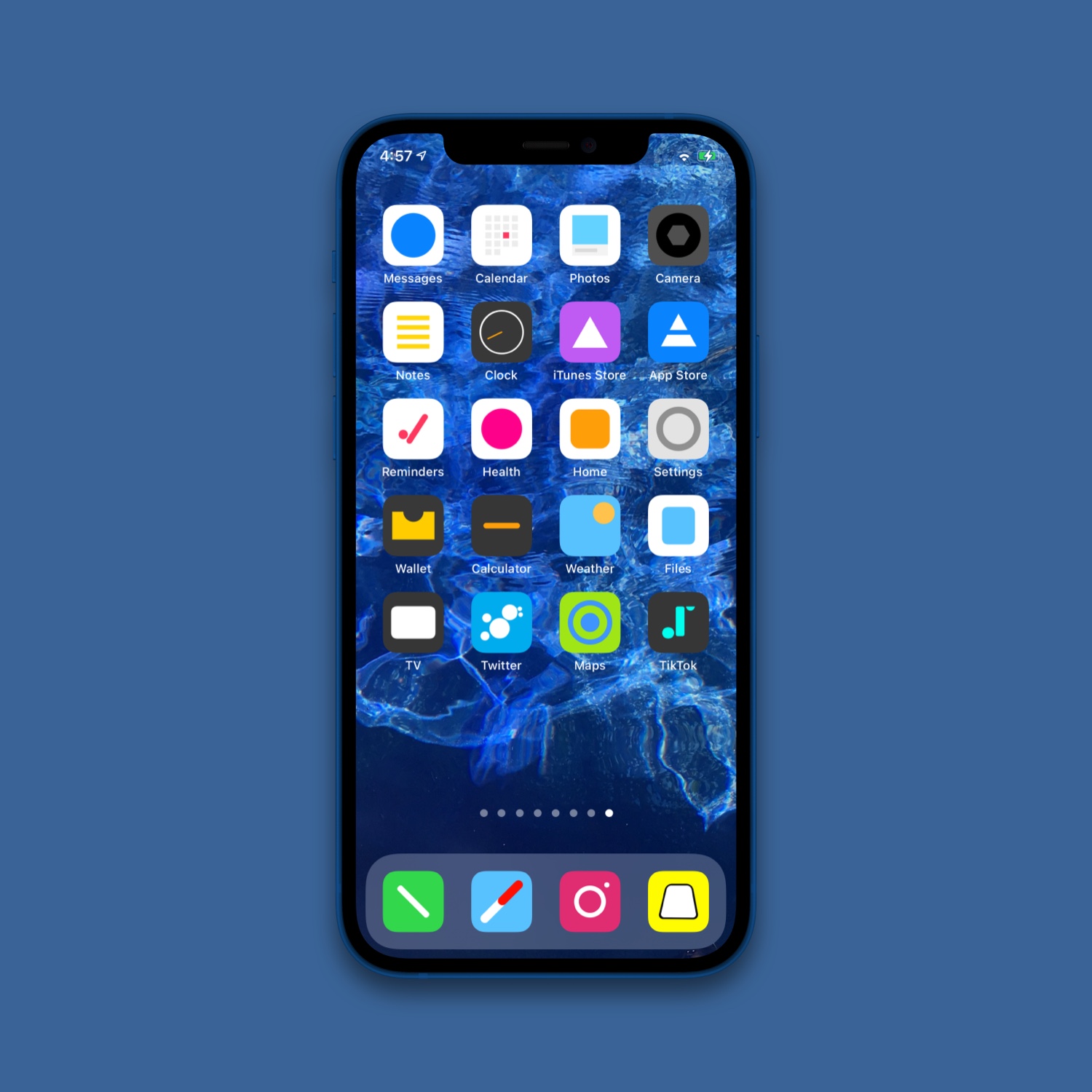 Abstract Theme Homescreen