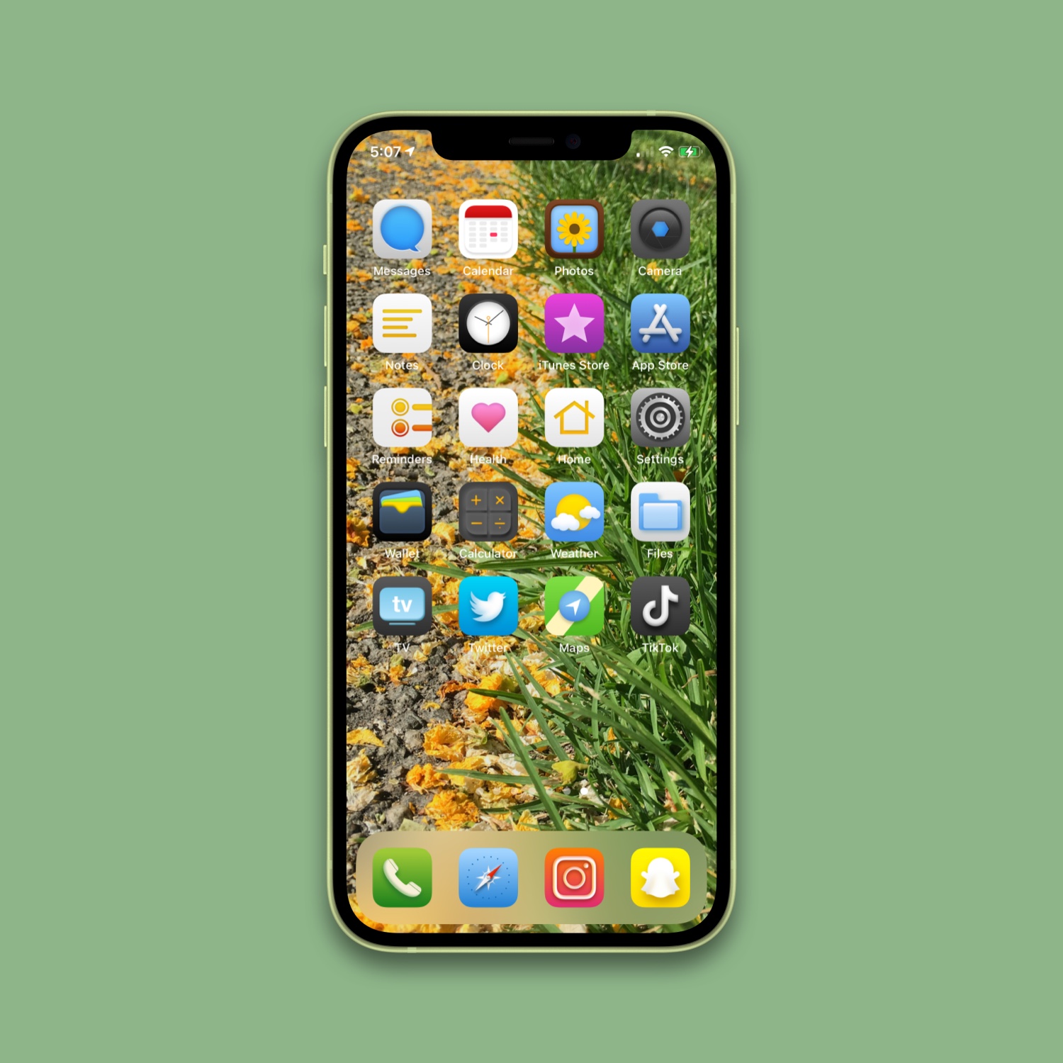 Gradient Theme Homescreen